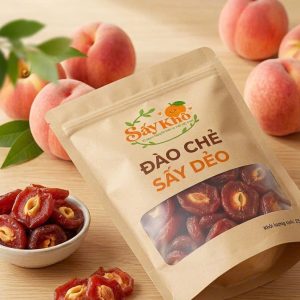 đào chẻ sấy dẻo