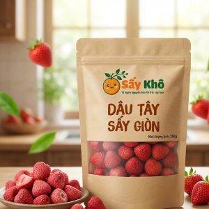 dâu tây sấy giòn