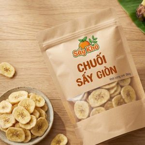 chuối sấy giòn