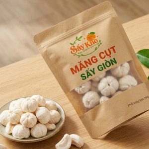 măng cụt sấy giòn