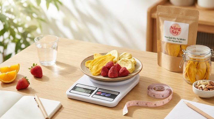 mỗi ngày nên ăn bao nhiêu gram hoa quả sấy
