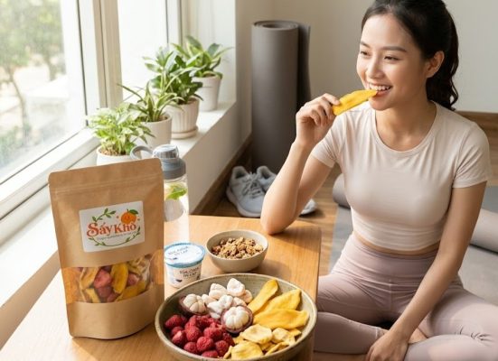 trái cây sấy cho người ăn kiêng